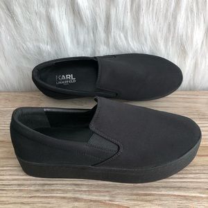 Karl Lagerfeld Platform all Black Sneakers